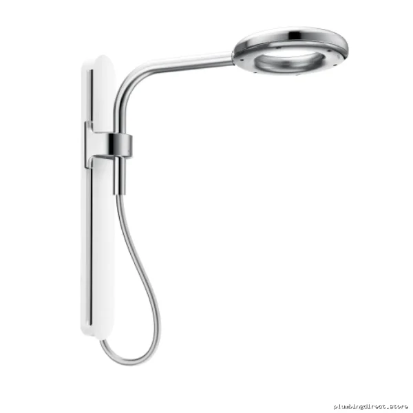 Nebia by Moen Sliding Arm Rain Shower Head - Adjustable Chrome/White - Image 2