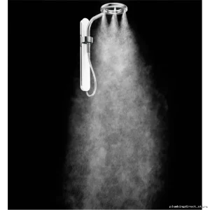 Nebia by Moen Sliding Arm Rain Shower Head - Adjustable Chrome/White
