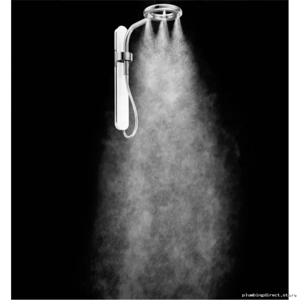 Nebia by Moen Sliding Arm Rain Shower Head - Adjustable Chrome/White