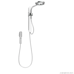 Nebia Chrome/White Spa Shower Kit - Luxury Home Upgrade | Moen N207C0CH Model