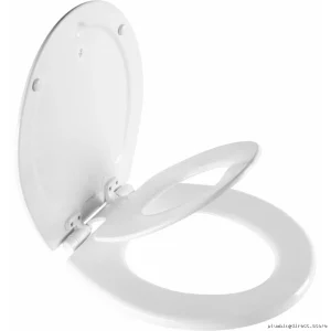 NextStep2 Potty Training Toilet Seat, Round Front Design - White 888SLOW 000 Bemis