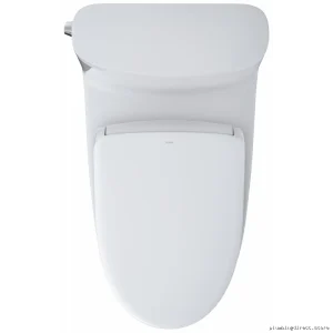 Nexus Tall Elongated Toilet with Washlet Bidet Seat - Cotton White Low Flow