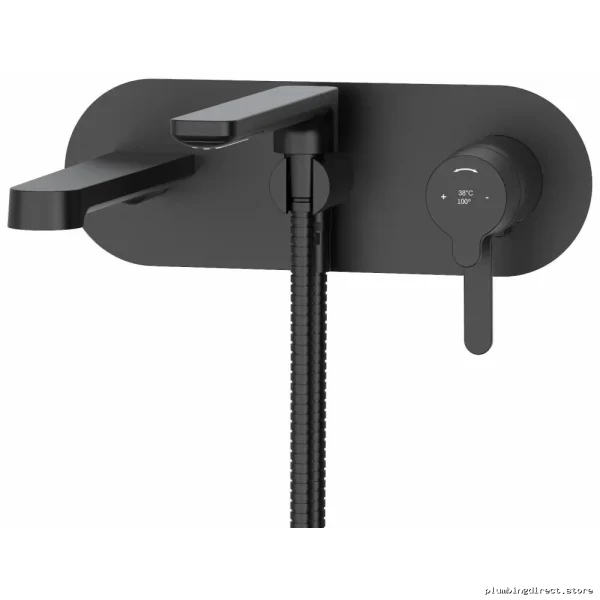Nibi Black Wall Mount Tub Filler Kit - TNB21BK RIOBEL