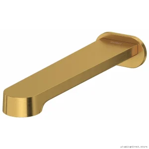 Brushed Gold Tub Spout - Modern Showerhead with Luxury Finish | Nibi NB80BG RIOBEL
