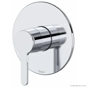 Nibi Pressure Balanced Shower Valve Trim with Durable Chrome Finish - TNB51C RIOBEL