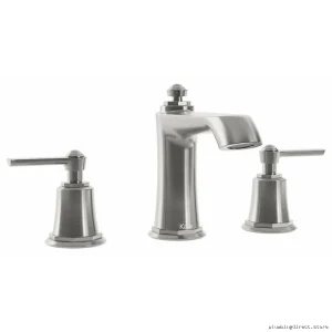 Kalia Rustik Nickel Widespread Bathroom Faucet No Drain BF1484-125