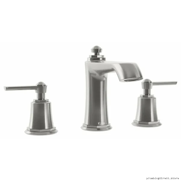 Kalia Rustik Nickel Widespread Bathroom Faucet No Drain BF1484-125