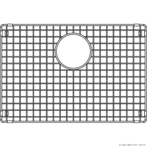 Blanco Quatrus 406348 Non-Slip Stainless Steel Sink Drainboard Organizer