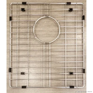 Non-Slip Stainless Steel Sink Grid Organizer (17 x 14 in) - Excalibur EBGF1714