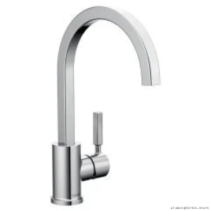 Nori 87447 Modern Chrome Kitchen Faucet - Durable Design by Moen