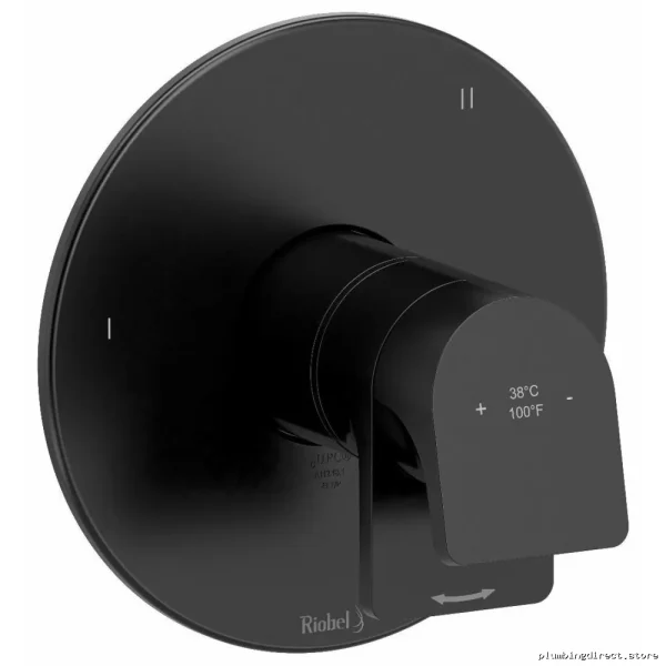 Ode 3-Function Thermostatic Valve Adjustment - Black RIOBEL Model TOD47BK