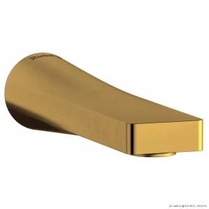 Brushed Gold Tub Spout - Ode Brand Showerhead Faucet Set OD80BG RIOBEL