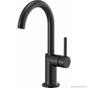 Odin Arc Spout Bar Faucet - Slim Handle Matte Black 61075LF-BLLHP