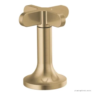 Odin Bathroom Faucet with High Cross Handles - Wide-Sweep Design Brilliance Luxe Gold HX5375-GL Brizo