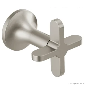 Odin Wall Mount Tub Filler Dual Cross Handles - Brushed Nickel HX70475-BN