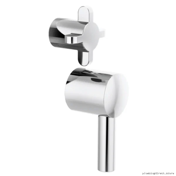 Odin Pressure Balance Shower Handles - Chrome Cross Design with Built-In Diverter HX75P75-PC Brizo