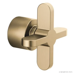 Odin Sensori Thermostatric Cross Handle - Brillance Luxe Gold HX6675-GL