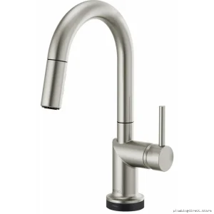 Odin SmartTouch Arc Prep Faucet with Pulldown Spray - Compact Handle Stainless Steel