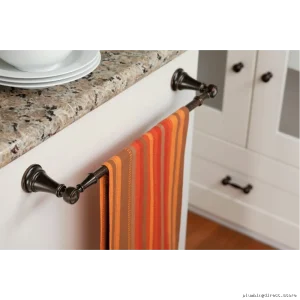 Oil Rubbed Bronze Bathroom Towel Bar - Moen Weymouth Series YB