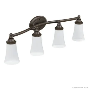 Eva 4-Globe Wall Sconce Oil Rubbed Bronze Moen YB2864ORB