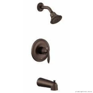 Modern Oil-Rubbed Bronze Tub/Shower Trim Kit - Eva M-Core 2 Series UT2133EPORB Moen