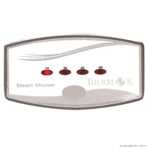 One-Touch Digital Timer with Polished Chrome Finish - OTC-PC Thermasol