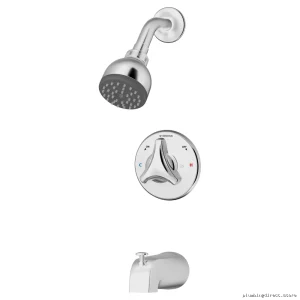 Chrome Tub & Shower Faucet by Origins - Model 9602-P