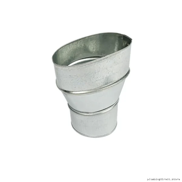Panasonic WhisperValue FVVS43R 4x3 Oval-to-Round Duct Transition Connector