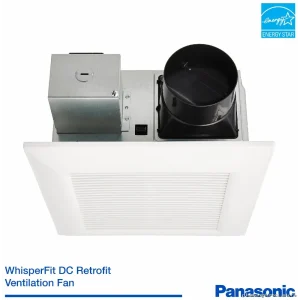 Panasonic FV05₁₁VF₁ White WhisperFit DC Bathroom Fan - 5