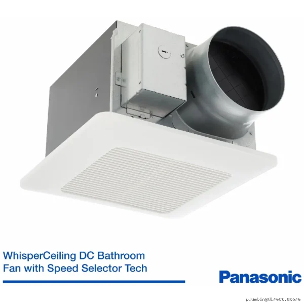 WhisperCeiling DC 110-130-150 CFM Quiet Bathroom Fan - White FV1115VQ1 Panasonic - Image 5
