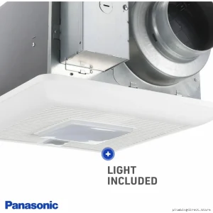 Panasonic WhisperSense DC Smart Ventilation Fan - Condensation Sensor + LED Light Model FV...