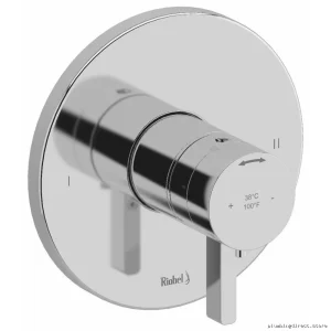 Paradox Chrome Thermostatic Valve Trim (2-Function) - TPXTM44C RIOBEL