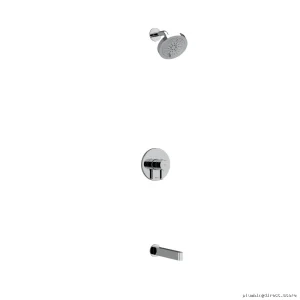 Chrome Thermostatic Shower Faucet Kit - Paradox RIOBEL KIT4744PXTMC with Precision Temperature Control