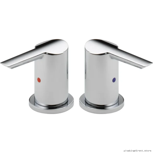 Delta Chrome Lever Handles for Roman Bathtub Shower Set