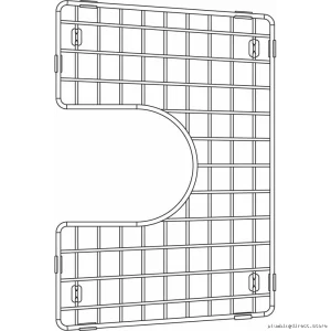 Performa Stainless Steel Sink Grate - White M406531