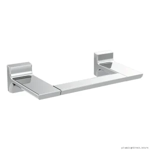 Pivotal Space-Saving Mini Towel Bar in Chrome Finish for Bathrooms