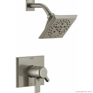 Pivotal Monitor 17 Series H2Okinetic Water-Saving Stainless Steel Shower Trim