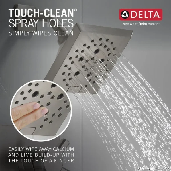 Pivotal Monitor 17 Series H2Okinetic Water-Saving Stainless Steel Shower Trim - Image 2
