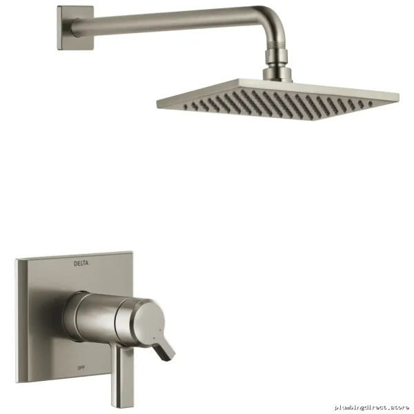 Pivotal TempAssure 17T Series H2Okinetic-Powered Shower Trim - Stainless Steel T17T299-SS Delta - Image 2