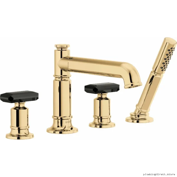 Polished Gold Single Handle Roman Tub & Shower Faucet Brizo