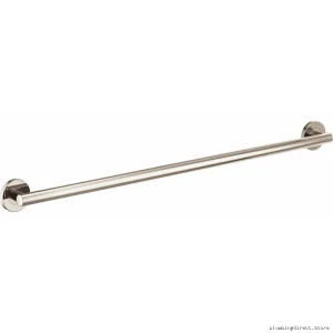 Brizo Polished Nickel 24 Inch Round Contemporary Bathroom Grab Bar