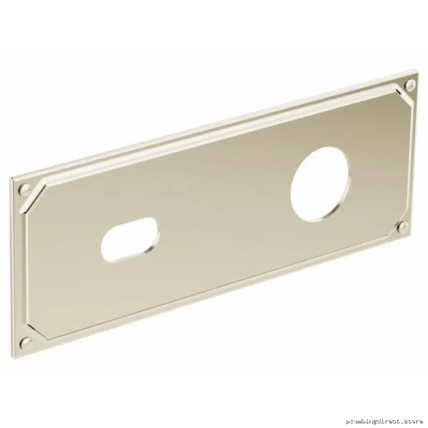 Polished Nickel Escutcheon Plate for Brizo Wall-Mounted Faucets - Invari RP100323PN - Image 3