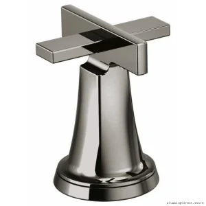 Polished Nickel High Cross Handles for Levoir Widespread Faucets - Set of 2 HX5398-BNX Modern Design Brizo