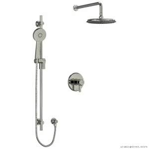 Polished Nickel Momenti Ceiling-Mounted Shower Faucet Trim - TKIT323MMRDJPN-6 RIOBEL