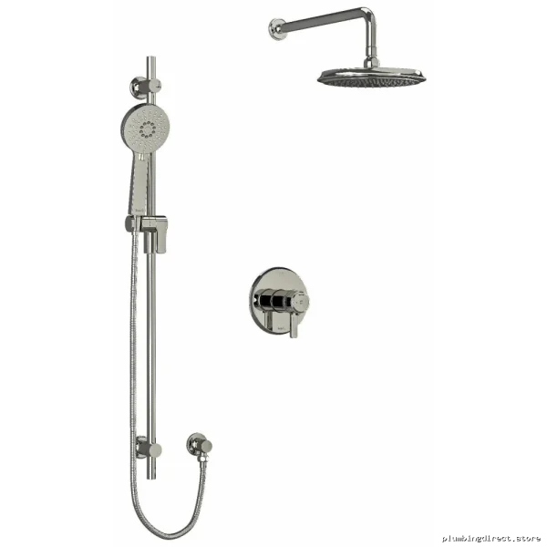 Polished Nickel Momenti Ceiling-Mounted Shower Faucet Trim - TKIT323MMRDJPN-6 RIOBEL