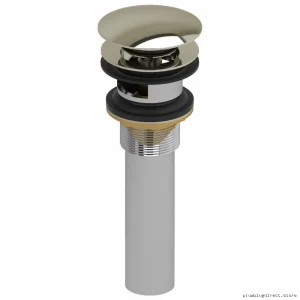 Push-Drain System with Overflow - Polished Nickel DB170PN RIOBEL