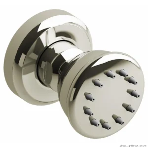 Polished Nickel Round Body Spray with Shower Head - RIOBEL 337PN