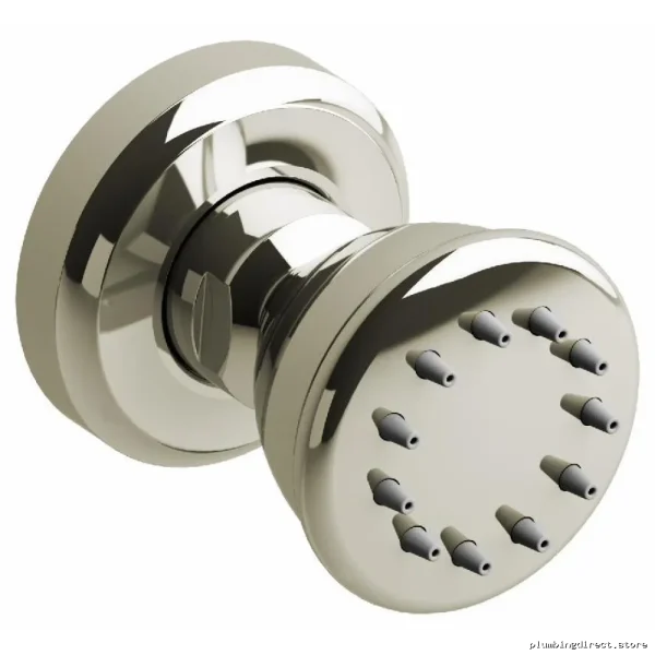 Polished Nickel Round Body Spray with Shower Head - RIOBEL 337PN