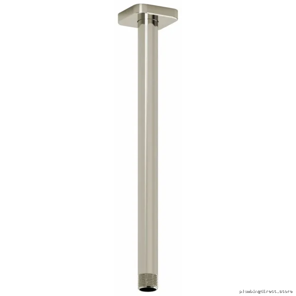 Polished Nickel Square Shower Arm 12 Inch Ceiling Mount RIOBEL 577PN