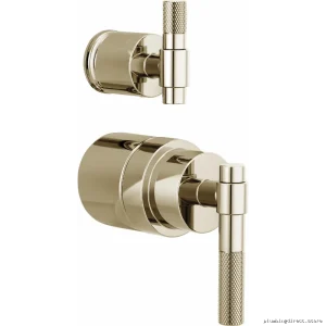 Brizo Polished Nickel T-Lever Pressure Balance Valve Shower Trim Handle Kit HL75P33-PN